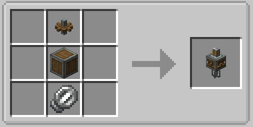 Recette JEI du mixeur mécanique de Create