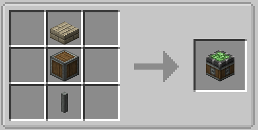 Recette JEI du roulement d'éolienne de Create