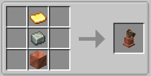 Recette JEI du moteur à vapeur de Create