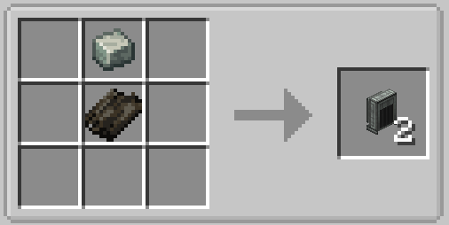 Recette JEI de l'entonnoir de Create